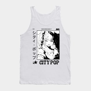 Retro Manga City Pop Vaporwave Aesthetic Anime #1 Tank Top